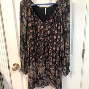 Free People Flowy Floral Dress